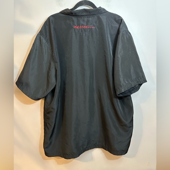 Genuine Harley Davidson Flames Button Down Short Sleeve Shirt 2XL - Picture 3 of 8